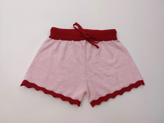 Cherry SHORTS | girls pink and red shorts