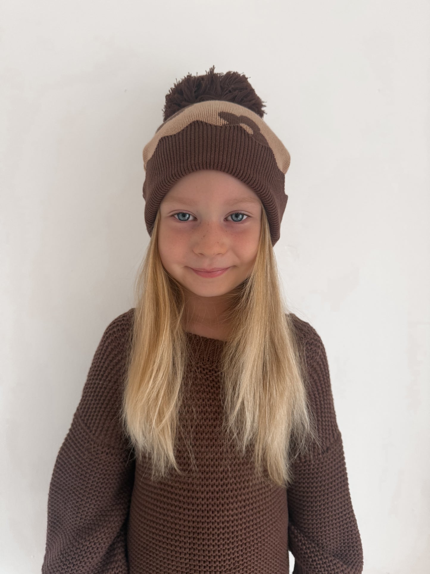 Marlow Bloom BEANIE | pompom knit beanie