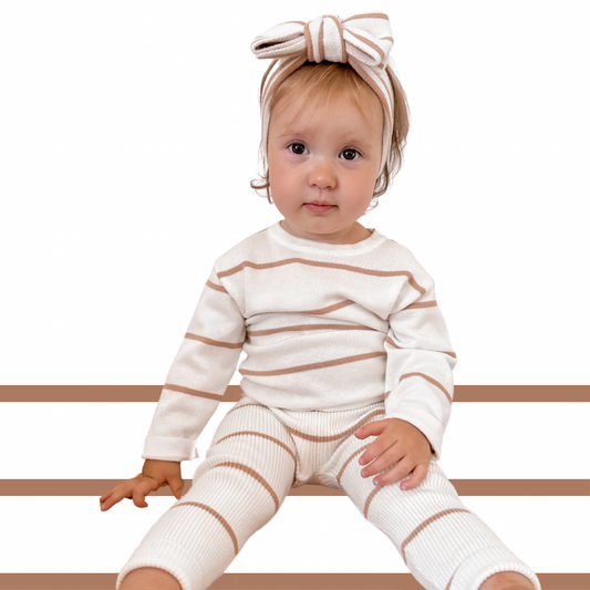 Chestnut stripe set