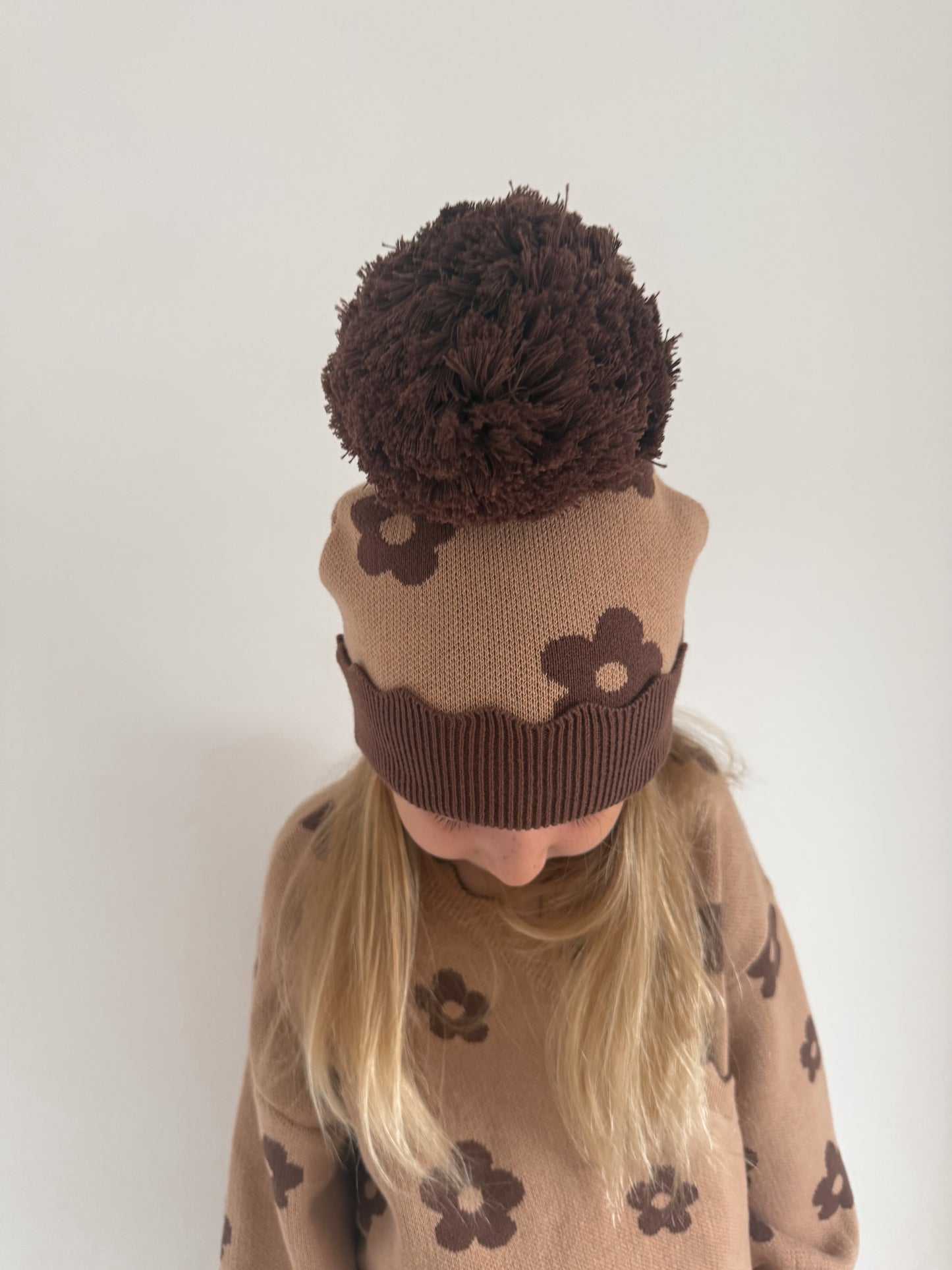 Marlow Bloom BEANIE | pompom knit beanie