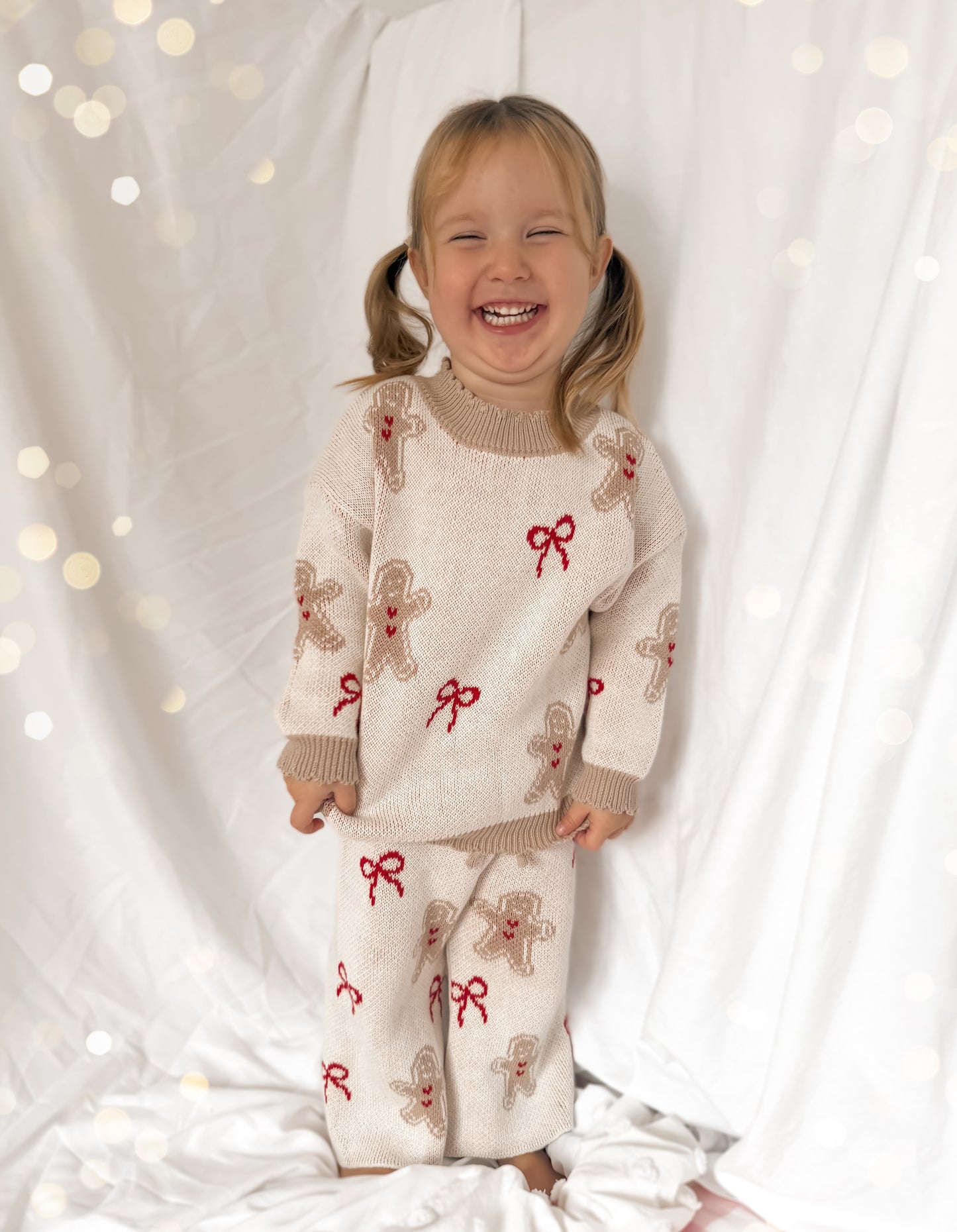 Gingerbread bows set