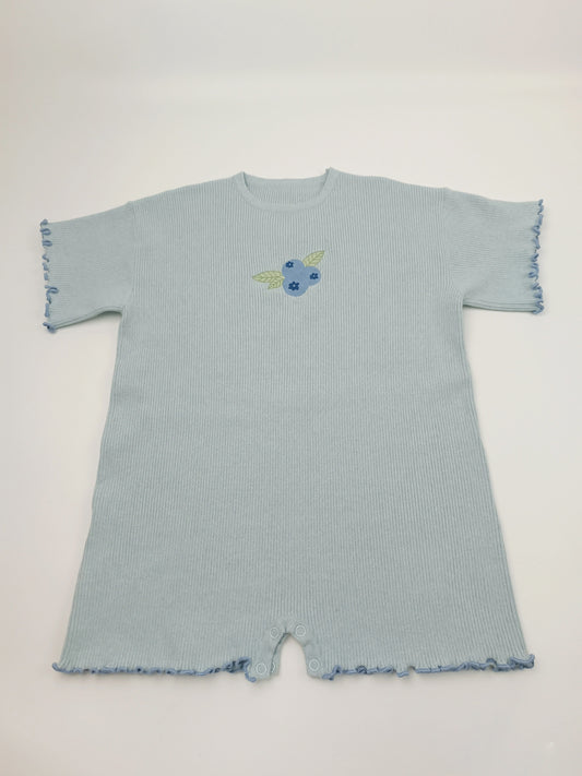 Blueberry playsuit | oversized blue playsuit