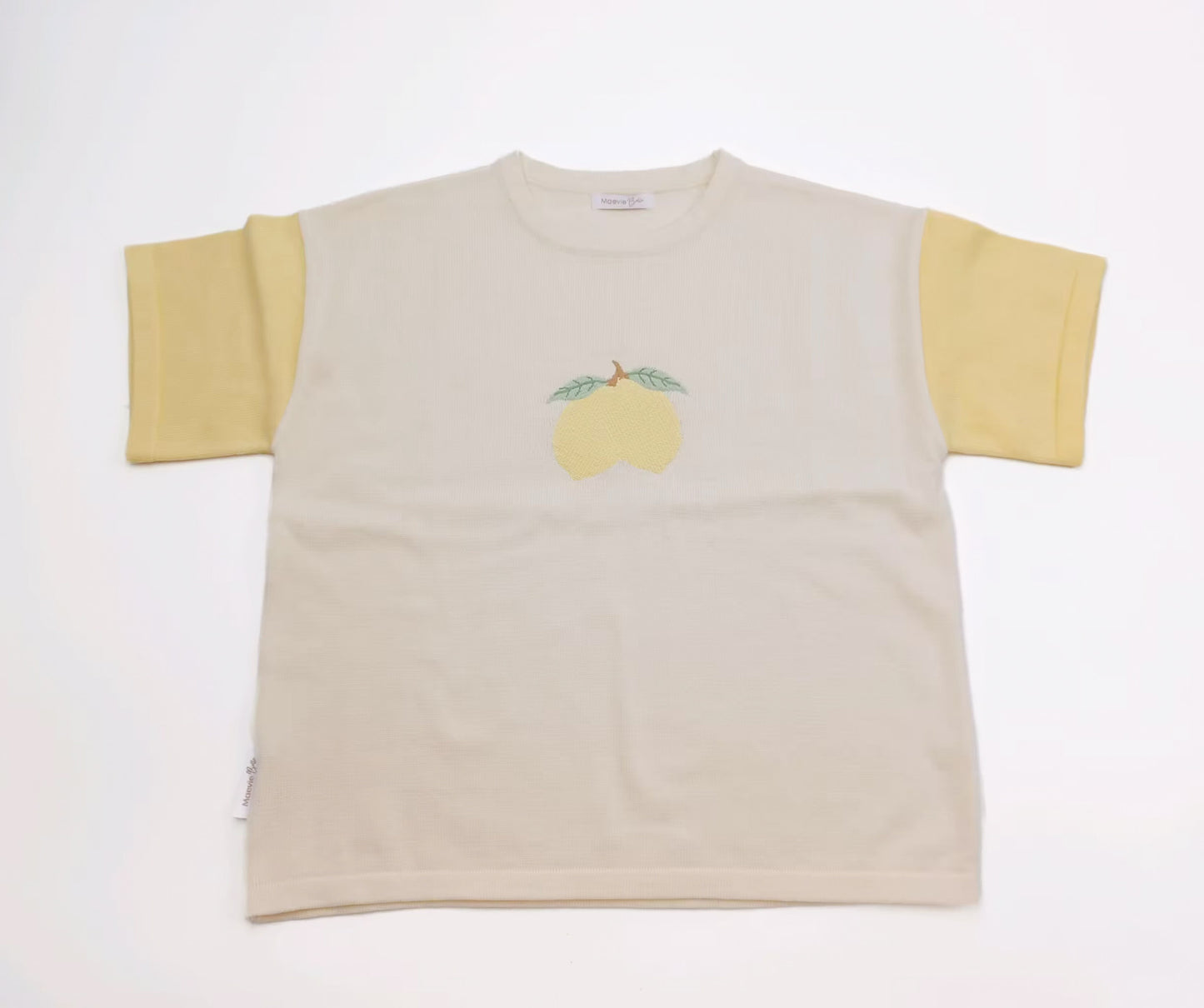 Lemon bike set | girls lemon oversized tee and cycle shorts