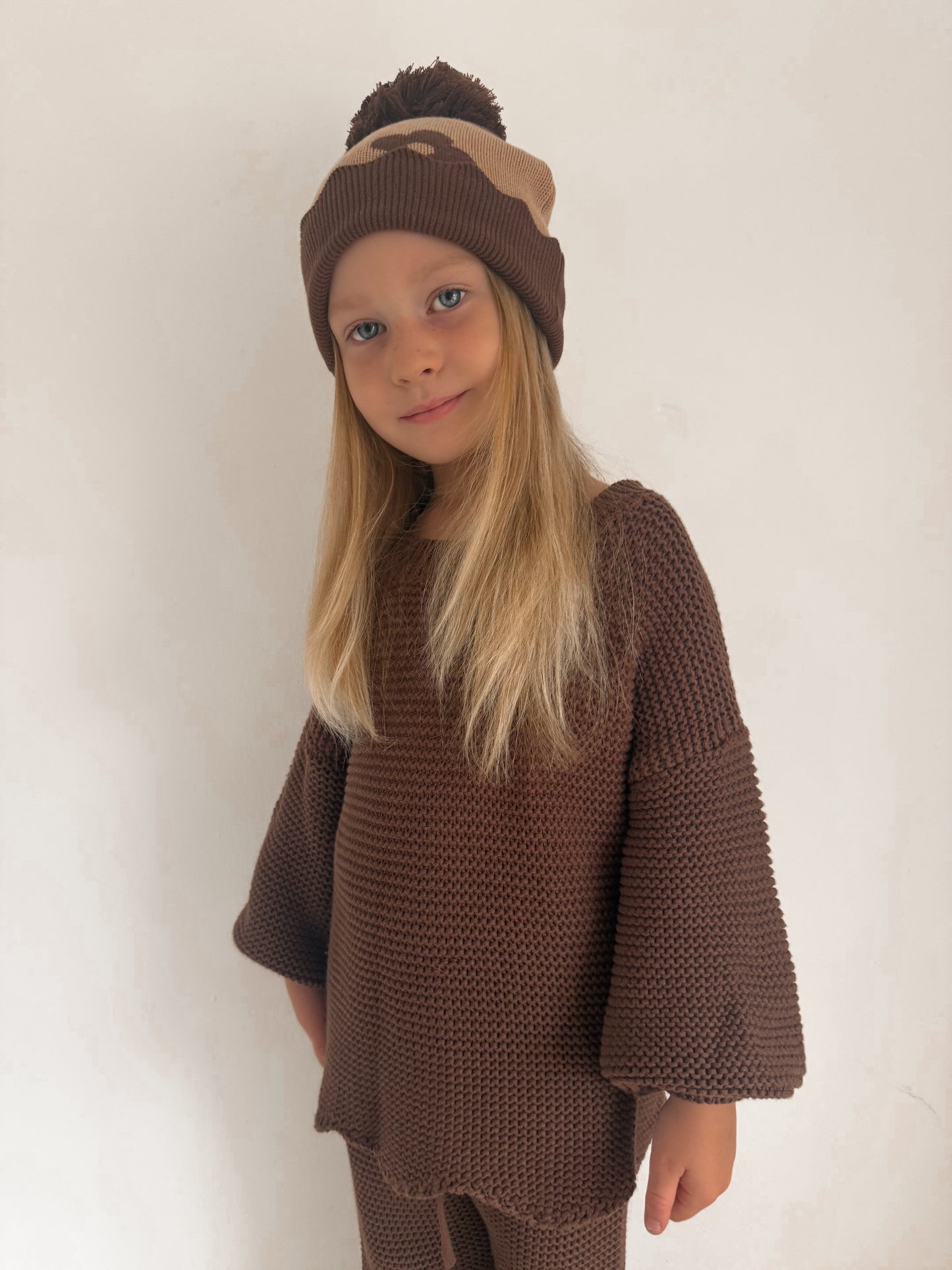 Marlow Bloom BEANIE | pompom knit beanie